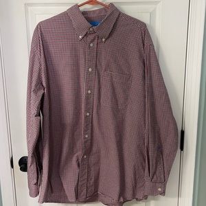 Coast Plaid LS Button Down Shirt XL